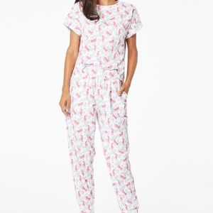 Roller Rabbit Cheetah Garden Tee PJ Set